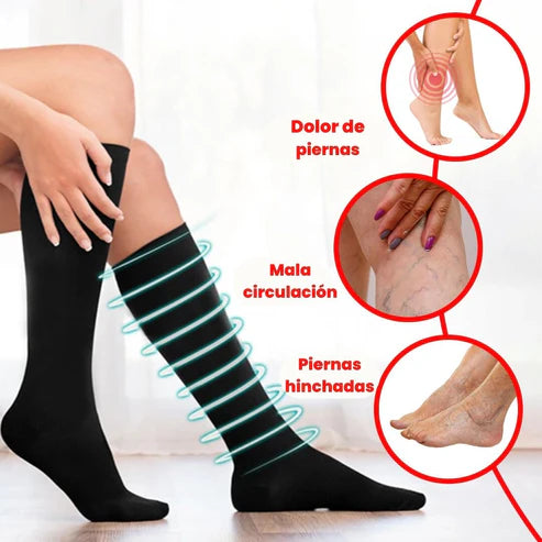 Kompresa™- Oferta 3x2- Arregla la mala circulación e hinchazón, evita várices y fatiga muscular.
