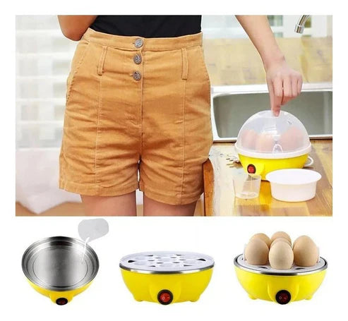 Cocedor eléctrico de huevos- Ahorra tiempo, más cantidad en minutos, multiusos.
